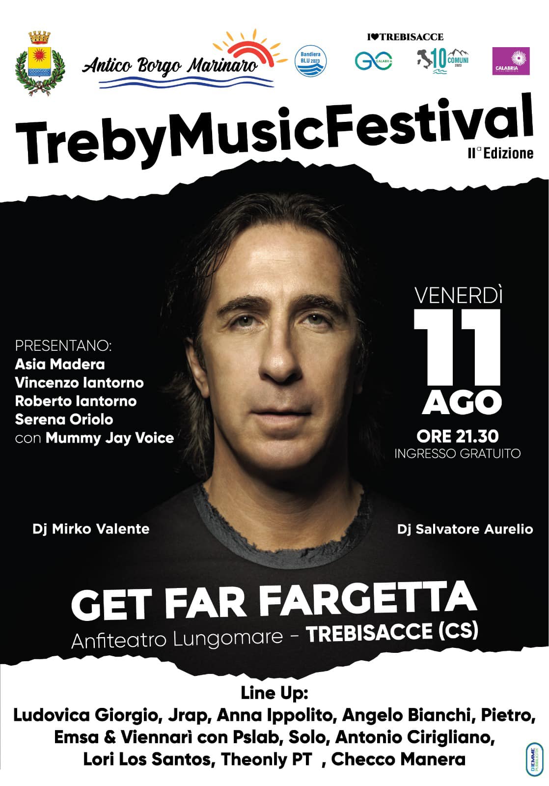 locandina dj fargetta treby music festival trebisacce