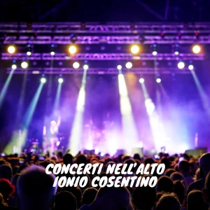 luci concerto e gente parterre