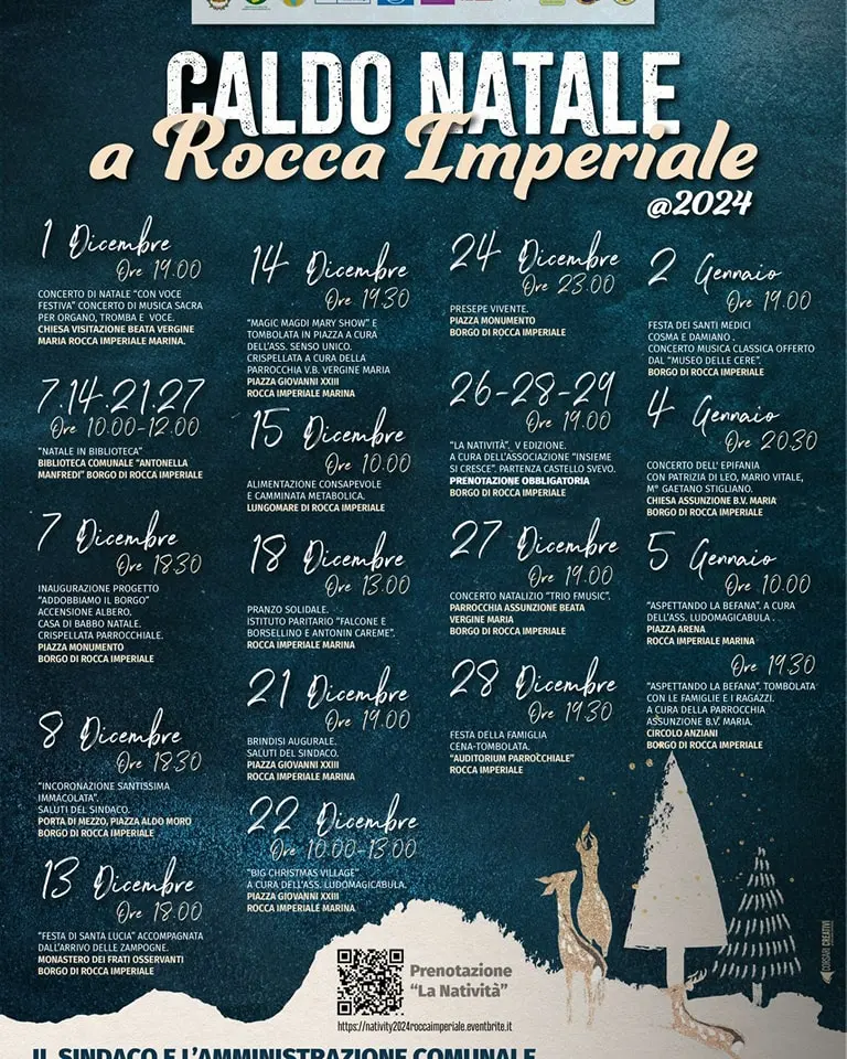 programma festività natalizie rocca imperiale